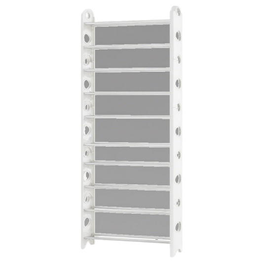 10-Tier Metal Shoe Rack – Tall & Narrow | Space-Saving Entryway Organizer